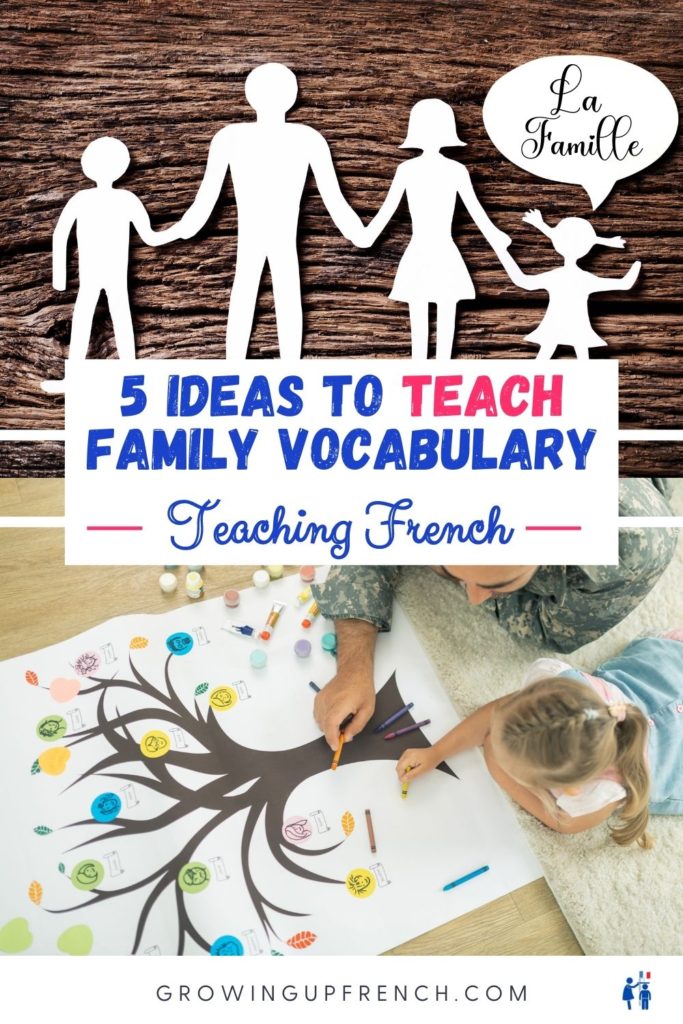 5 ways to teach the family vocabulary in French: games, cards, books and flashcards. You can also get a set of free family flashcards.